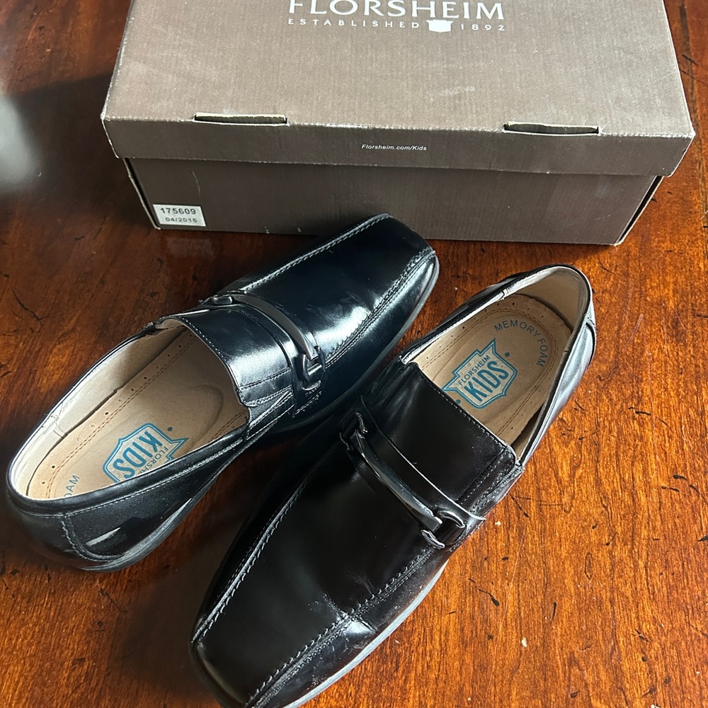 Florsheim Men's Glossy Black Slip-On Loafers